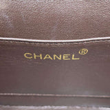 Chanel handbag vanity matelasse coco mark plastic chain suede CHANEL bag