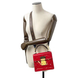 Louis Vuitton Handbag Monogram Vernis Spring Street PM M90505 2way Shoulder Bag Red