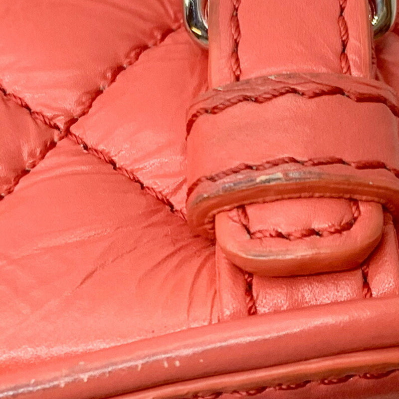 CHANEL Chanel rucksack matelasse clear pink