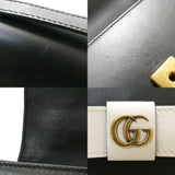 GUCCI GG Marmont Japan Limited Shoulder Bag Black White 432680 Women's