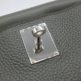 HERMES Hermes Gypsiere 34 Shoulder Bag Taurillon Clemence Olive Green