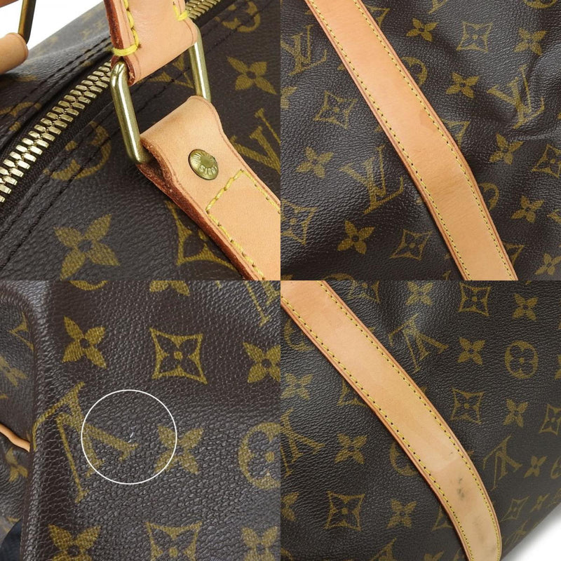 Louis Vuitton Boston Bag Keepall Bandouliere 50 M41416 Monogram Canvas Brown Women's Men's LOUIS VUITTON