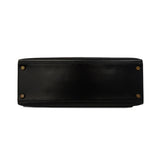 Hermes handbag Kelly 32 〇P engraved box calf black ladies