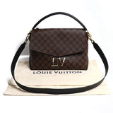 LOUIS VUITTON Damier Bobur 2Way Shoulder Bag Brown N40177 Women's