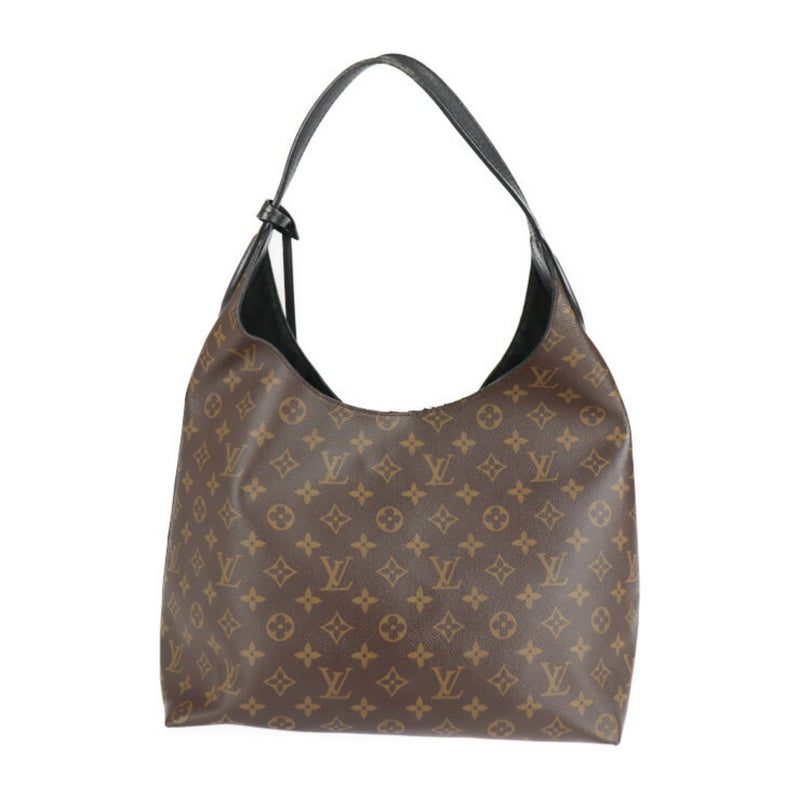 LOUIS VUITTON Louis Vuitton Flower Hobo Shoulder Bag M43545 Monogram Canvas Leather Brown Semi-Shoulder One Tote