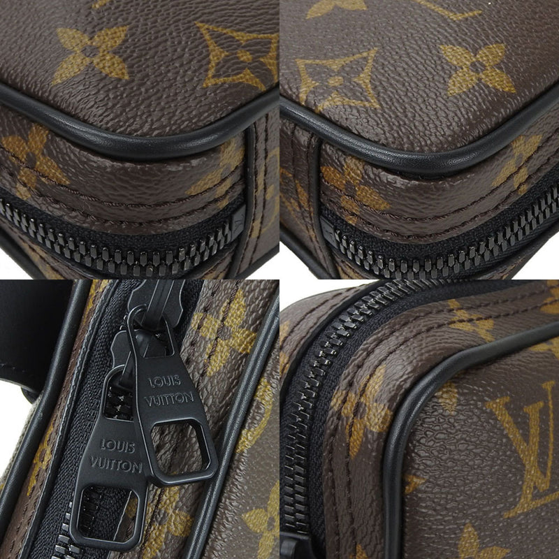 Louis Vuitton Body Bag Shoulder Utility Side M44428 Monogram Solar Ray Virgil Abloh Leather Black Men's LV LOUIS VUITTON shoulder bag black