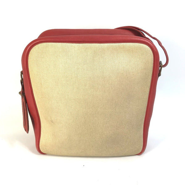 Hermes bag shawl Shoulder Bag Beige Red