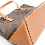 Louis Vuitton LOUIS VUITTON Cabas Piano Monogram Shoulder Bag Coated Canvas Leather Women's Brown M51148