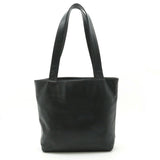 CHANEL Coco Mark Tote Bag Shoulder Leather Black