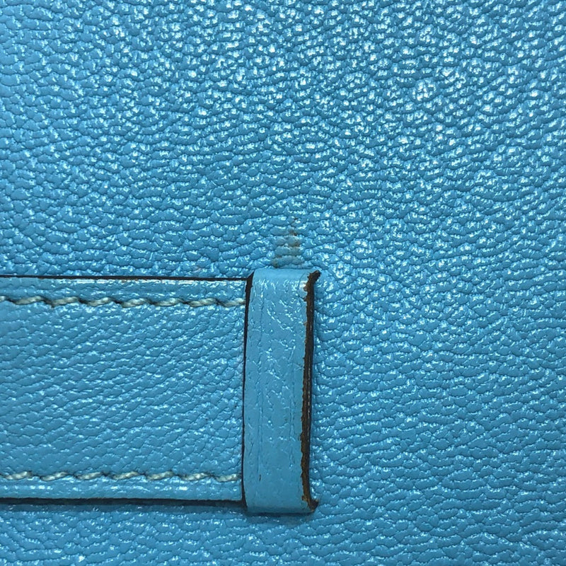 Hermes Card Case blue SilverHardware