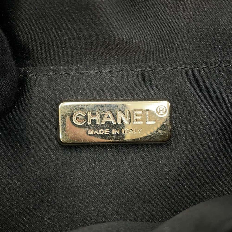 Chanel Body Bag Matelasse Coco Mark Leather Sequins CHANEL Waist Black 2019 Cruise Line