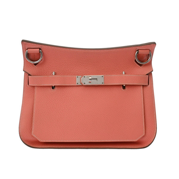 HERMES Hermes Gypsiere 28 Crevette Palladium hardware - □Q stamp (around 2013) Women's Taurillon Clemence shoulder bag