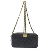 Chanel Chain Wallet Boy Long Caviar Skin Women's CHANEL