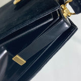 CELINE Kisslock bag shawl Shoulder Bag Black