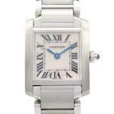 CARTIER Tank Francaise SM Watch Stainless Steel Ladies Silver W51008Q3