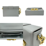 Christian Dior Shoulder Bag 30 Montaigne Leather Grey Women's z0837