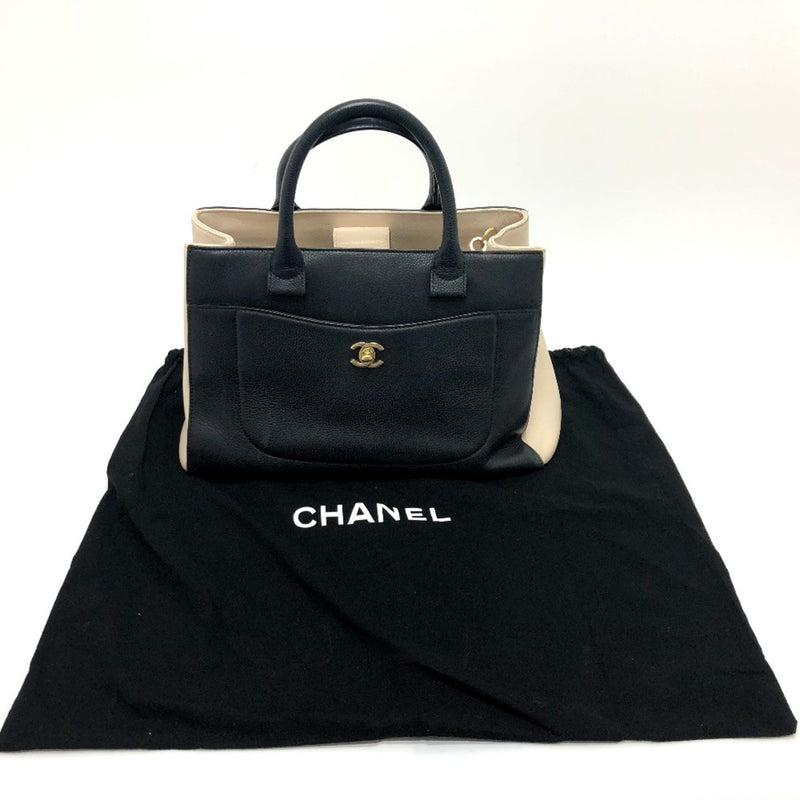 Chanel A69930 CC mark 2WAY Hand Bag Tote Bag Shoulder Bag Black GoldHardware