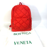 BOTTEGA VENETA 652188 Maxi Intrecciato bag Backpack Tomato Red