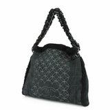 CHANEL Chain Tote Bag No. 10 Shearling Women's Coco Mark Silver Hardware Everyday Use Casual Shoulder