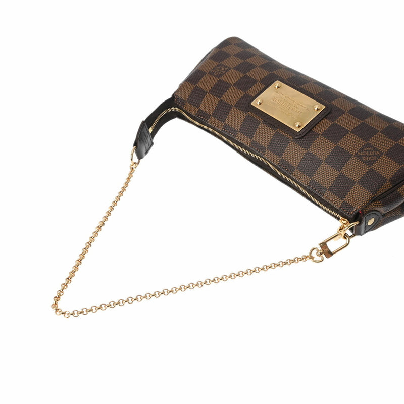 LOUIS VUITTON Damier Eva Brown N55213 Women's Canvas Shoulder Bag