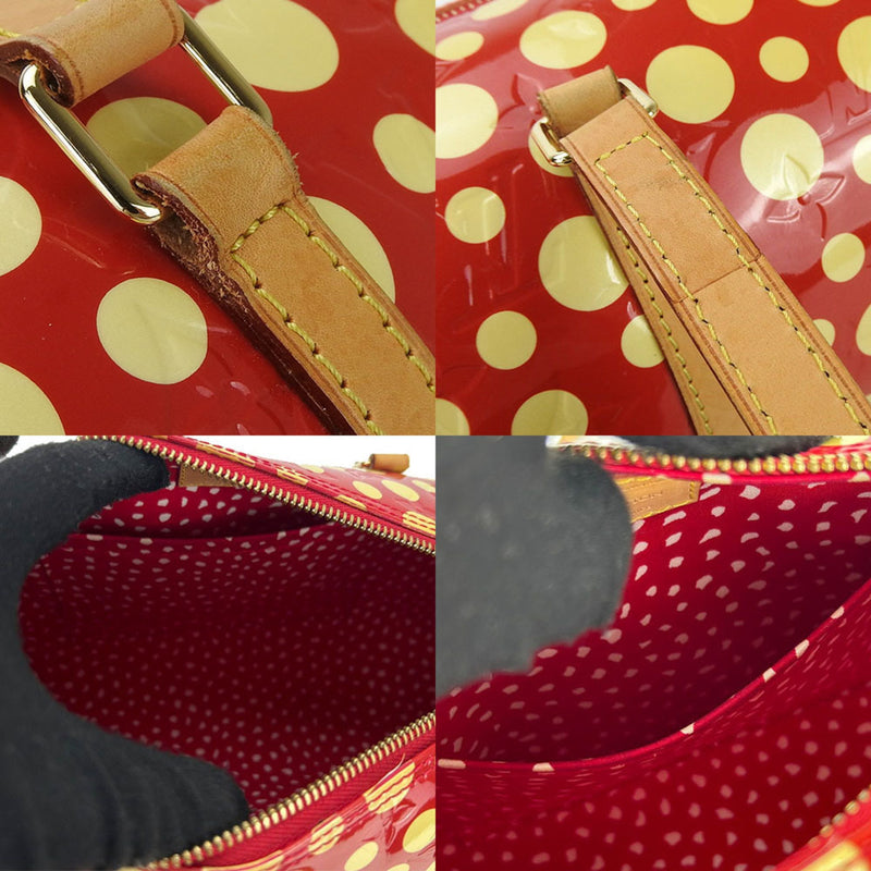 Louis Vuitton Hand Bag Papillon 30 Dot Infinity M91425 Rouge Monogram Vernis Yayoi Kusama Women's LOUIS VUITTON YAYOI KUSAMA