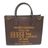 GUCCI GUCCI 100 2Way Tote Brown GG canvas 680956