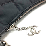 Chanel CCCC Mark Bag Chain shoulder bag Shoulder Bag Black SilverHardware