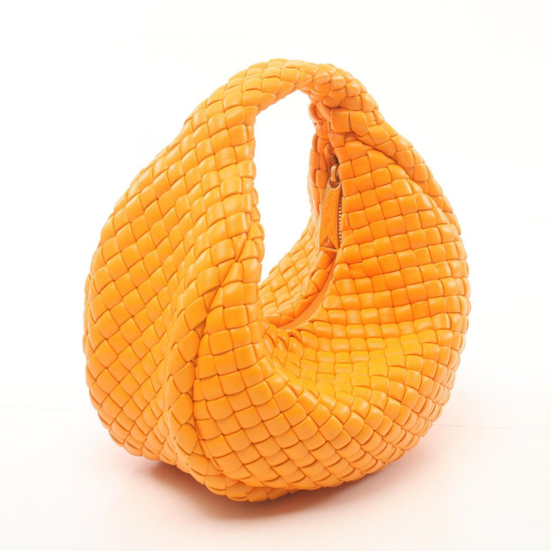 BOTTEGA VENETA Padded Jodie Intrecciato Handbag Bag Leather Women's Orange 691193V01D07003