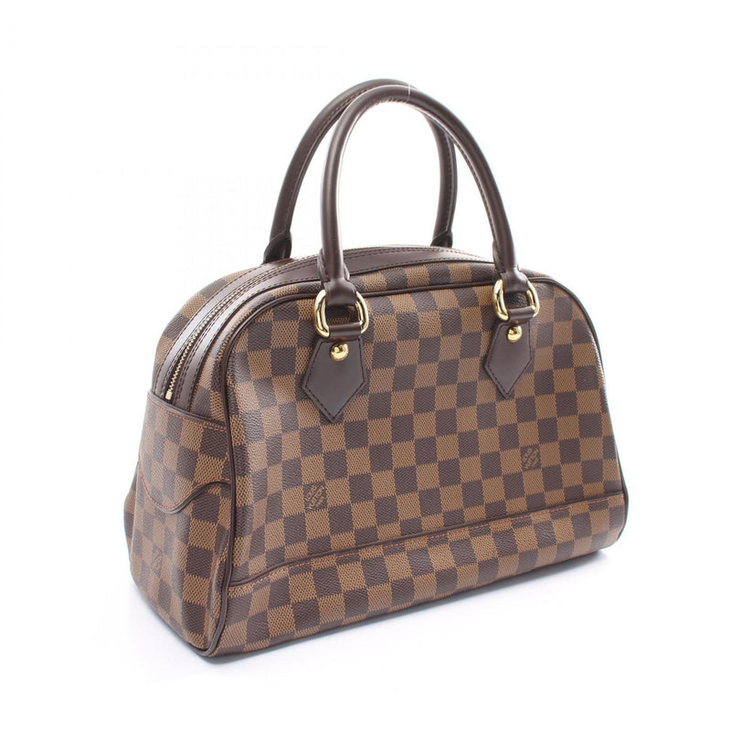 Louis Vuitton LOUIS VUITTON Duomo Damier Ebene Handbag Bag Coated Canvas Leather Women's Brown N60008