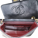 CHANEL Chanel Matelasse 20 Chain Shoulder Bag 7 Digits Circa 1990 Lambskin Black x Gold NT