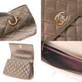 CHANEL Matelasse XS Bronze A92990 Women's Caviar Skin Bag