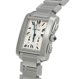 CARTIER Tank Francaise Chrono Reflex XL W51024Q3 Men's Watch Quartz