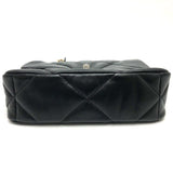 CHANEL AS1160 Disneuf Matelasse Coco Mark CHANEL19 Chain Bag Shoulder Lambskin Women's Black