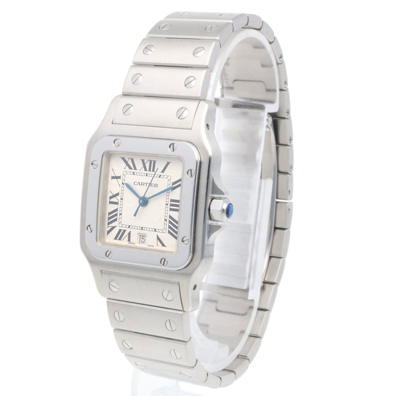 Cartier Santos Galbe LM Watch, Stainless Steel 1564 Quartz Unisex CARTIER