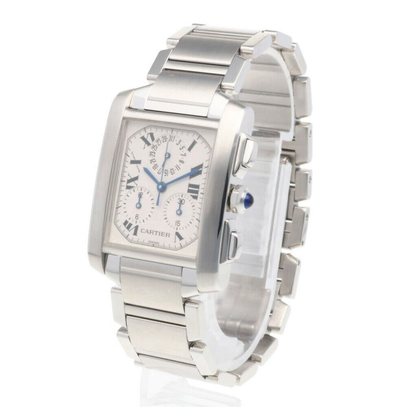 Cartier Tank Francaise Watch Stainless Steel 2303 Quartz Unisex CARTIER Manufactured