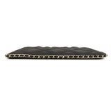 CHANEL Coco Mark Clutch Bag Satin Women's