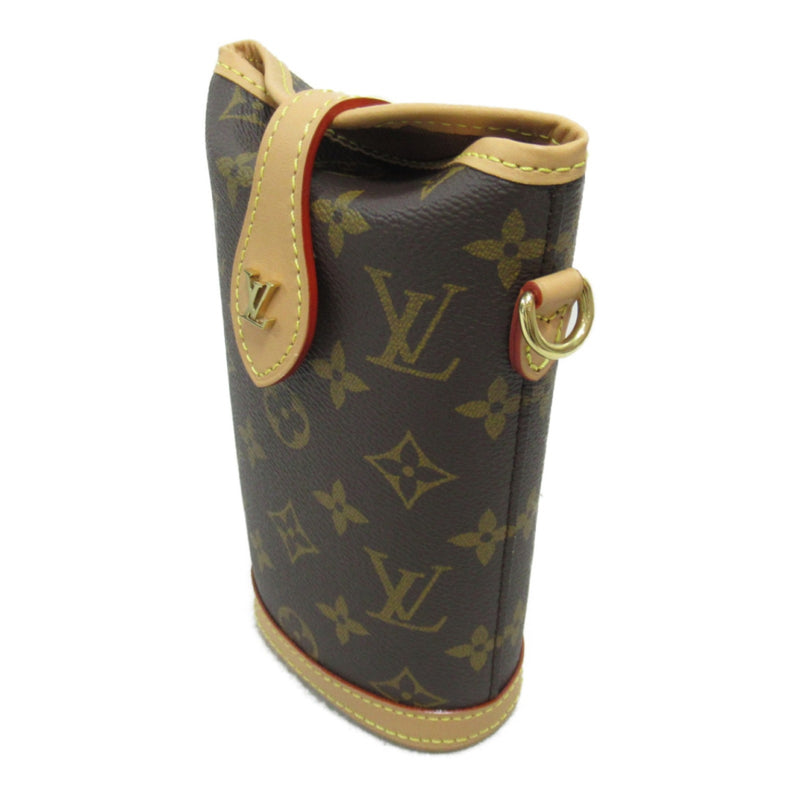 LOUIS VUITTON Fold Me Pouch Shoulder Bag Brown Monogram PVC coated canvas M80874