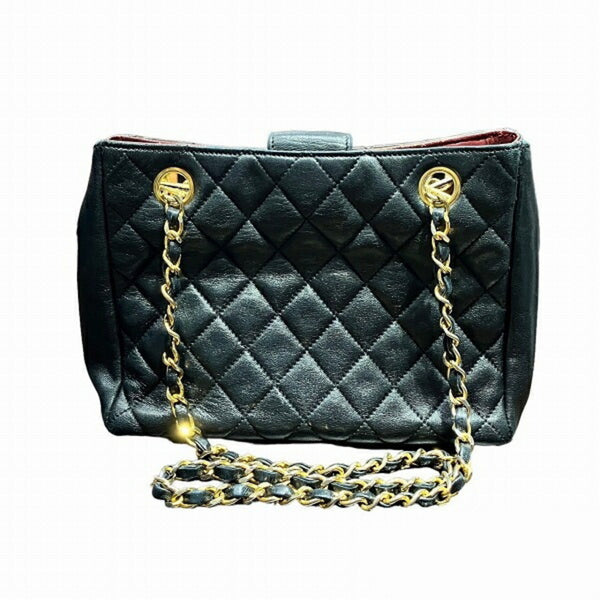 CHANEL Mini Matelasse Chain Shoulder Bag Ladies