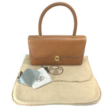 Hermes Bag Width Hand Bag Brown GoldHardware