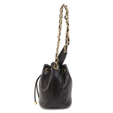 Chanel Chain Shoulder Coco Mark Bag Calf Women's CHANEL