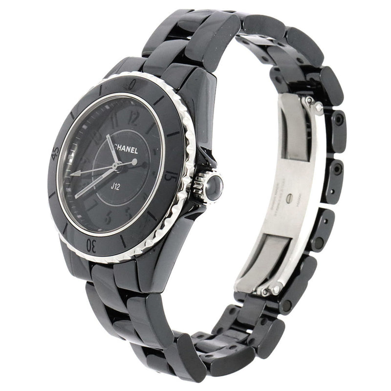 Chanel CHANEL J12 Phantom H6346 Ladies Watch World Limited 1200 Black Ceramic Quartz