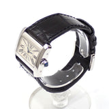 Cartier Tank Divan Watch for Women, Quartz, Stainless Steel, Leather Strap, W6300255, Battery Operated, Non-Original Strap