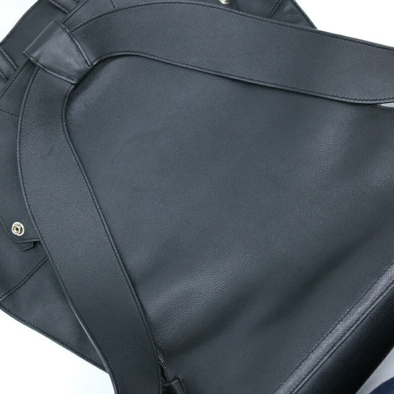 HERMES City Bag 30 Backpack Epsom Leather Black