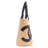 CHANEL Cambon Line Tote Bag Calfskin Women's