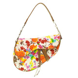 Dior Saddle Multicolor Bag Canvas/Leather 0025Dior 6B0025AI6