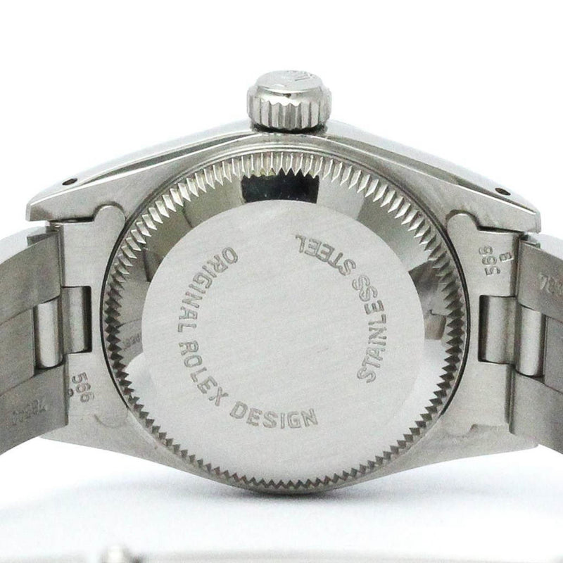 Polished ROLEX Oyster Perpetual 67180 E Serial Automatic Ladies Watch BF572561