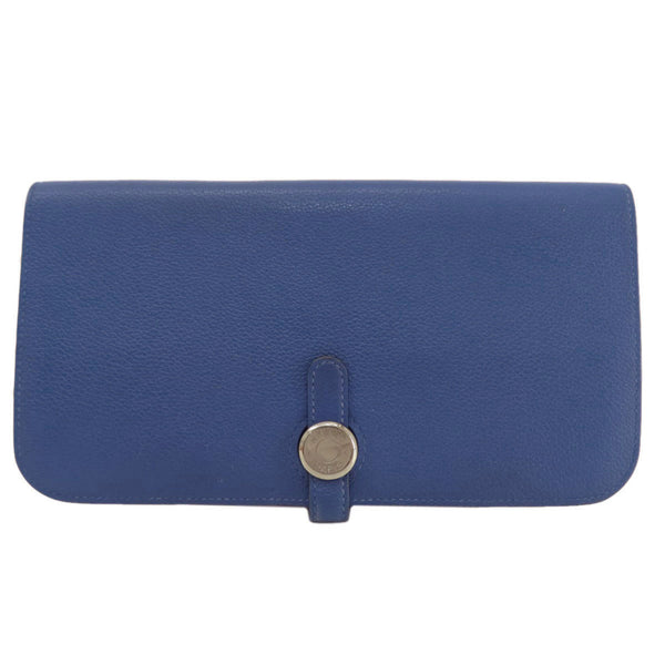 Hermes Dogon Long Wallet Calf Leather Women's HERMES