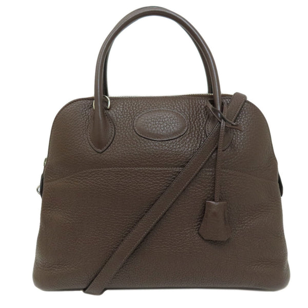 Hermes Bolide 31 Chocolat Handbag Taurillon Women's HERMES