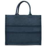 Christian Dior Book Tote DIOR BO TOTE Large Bag Canvas Denim Blue M1286ZWAL