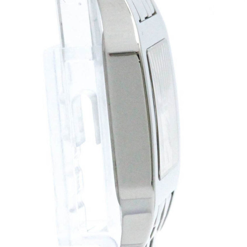 Polished CARTIER Santos Demoiselle Steel Quartz Unisex Watch W25065Z5 BF574858